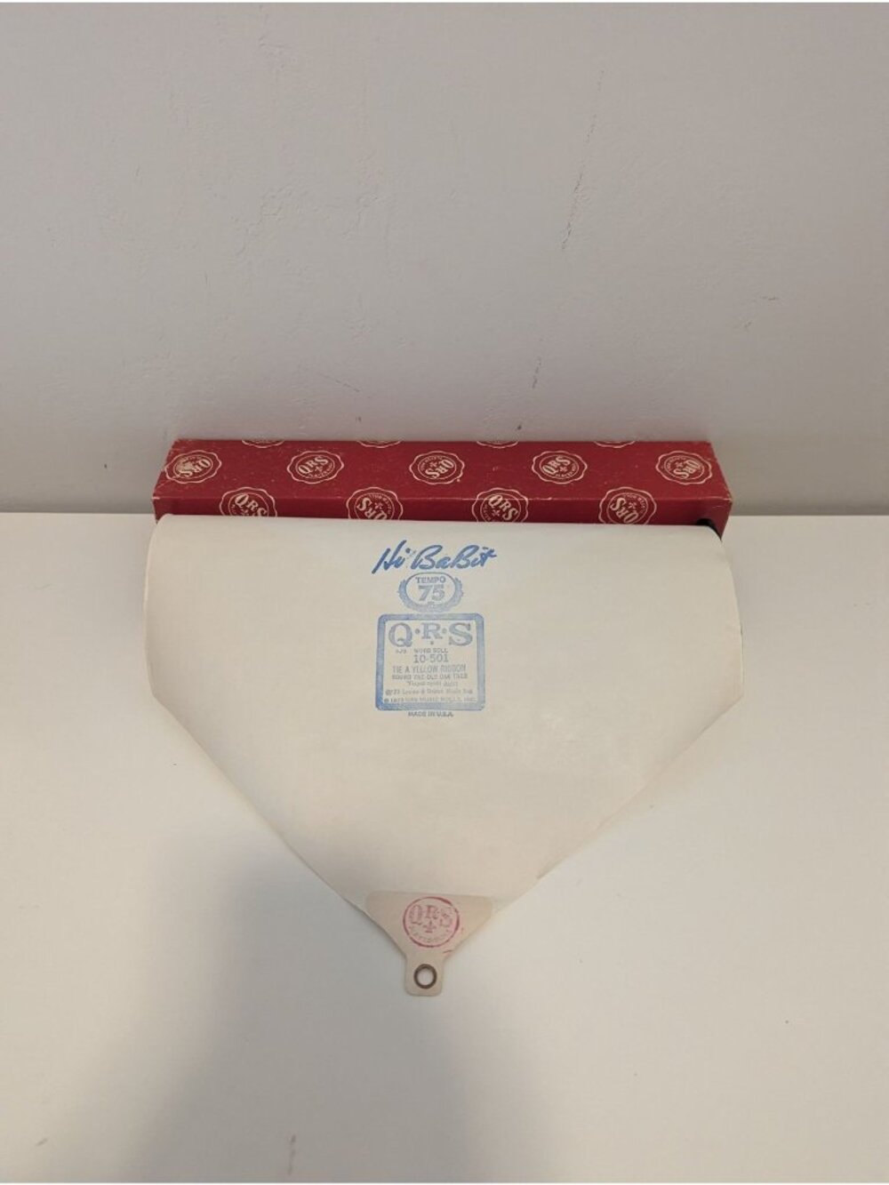 QRS Player Piano Roll 10-501 Tie A Yellow Ribbon Round the Ole Oak Tree